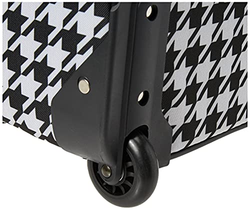 Rockland Fashion Softside Upright Luggage Set, Black and White, 2-Piece Set (14/19)