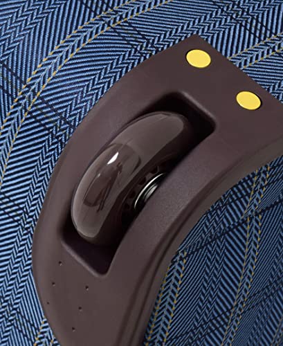 LONDON FOG Brentwood II 15" 2-Wheel Under The Seat Bag, Blue, Carry Inch, Blue, Carry-On 15-Inch, Brentwood Ii 15" 2-Wheel Under The Seat Bag