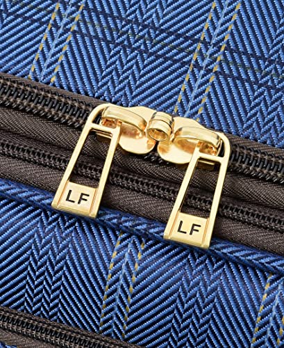 LONDON FOG Brentwood II 15" 2-Wheel Under The Seat Bag, Blue, Carry Inch, Blue, Carry-On 15-Inch, Brentwood Ii 15" 2-Wheel Under The Seat Bag