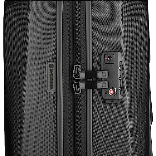 Wenger Prymo Carry-On Luggage, Black - Lightweight & Durable, Convenient Travel Companion