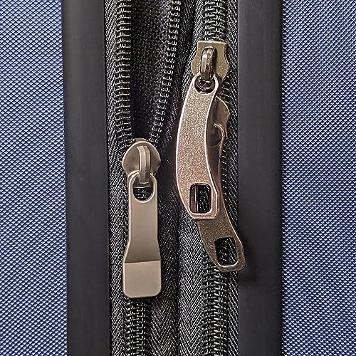 Cabin Max 55x40x20 cm Velocity Carry On Suitcase (Expandable 55x40x25cm) 4 Wheel Luggage Cabin Bags Suitable for Ryanair, Easyjet, Jet 2, BA, Iberia, Vueling (Midnight Blue)