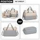 Miss Lulu Polyester 5 Pcs Set Maternity Baby Changing Bag Dot - Light Grey