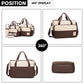 Miss Lulu Polyester 5 Pcs Set Maternity Baby Changing Bag Dot - Brown