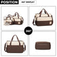 Miss Lulu Polyester 5 Pcs Set Maternity Baby Changing Bag Dot - Brown