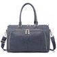 Miss Lulu Leather Look Maternity Changing Shoulder Bag Navy