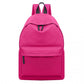 Miss Lulu Large Plain Unisex Backpack