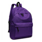 Miss Lulu Large Plain Unisex Backpack