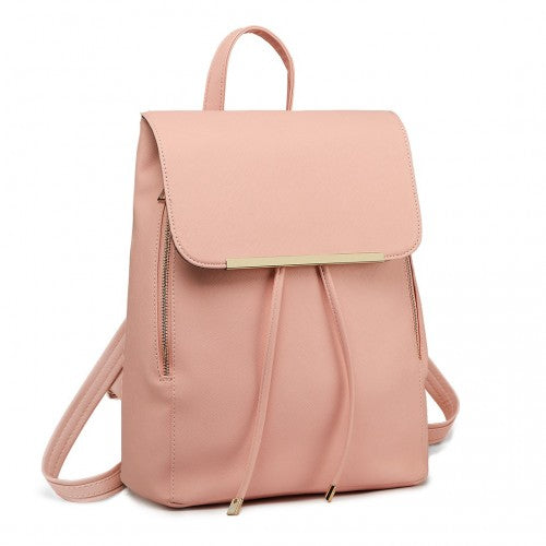 Miss Lulu Faux Leather Stylish Fashion Backpack