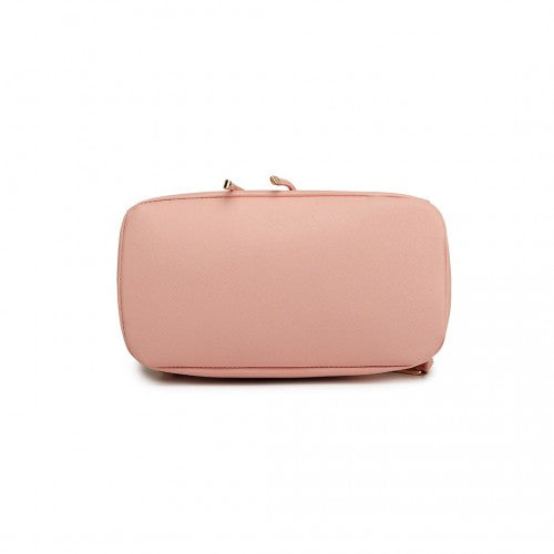 Miss Lulu Faux Leather Stylish Fashion Backpack