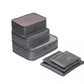 Kono 6 Piece Polyester Travel Luggage Organiser Bag Set - Grey