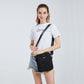 Kono Multi Pocket Cross Body Shoulder Bag - Black
