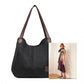 Kono Canvas Shoulder Tote Bag - Black