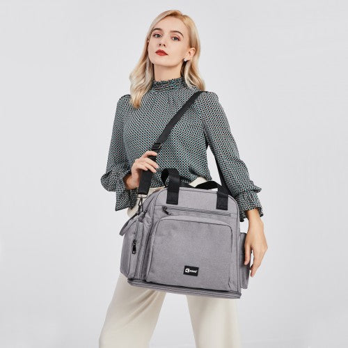 Kono Multi Way Travel Baby Changing Bag - Grey