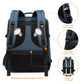 Kono Multi-Level High-Capacity Cabin Bag Travel 30L Backpack - Navy
