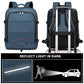 Kono Multi-Level High-Capacity Cabin Bag Travel 30L Backpack - Navy