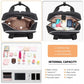 Kono Classic Multi Functional Changing Backpack With USB Charging Interface - Black