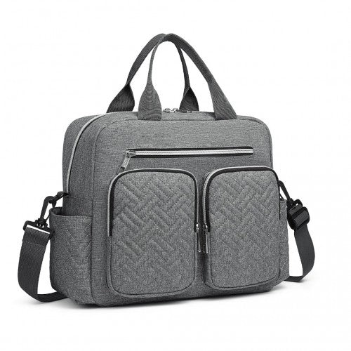 Kono Durable And Functional Changing Tote Bag - Grey