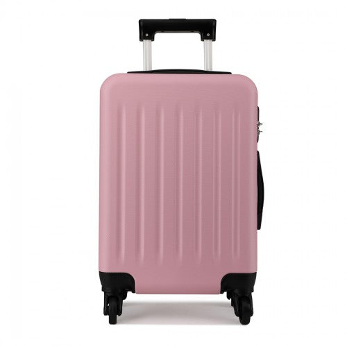 Kono 28 Inch Abs Hard Shell Luggage 4 Wheel Spinner Suitcase - Pink