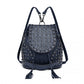 Miss Lulu Skull Studded Backpack Shoulder Bag