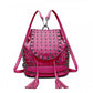 Miss Lulu Skull Studded Backpack Shoulder Bag