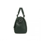 Miss Lulu Perfect Fusion Of Genuine And PU Leather Women's Tote Crossbody Bag - Green
