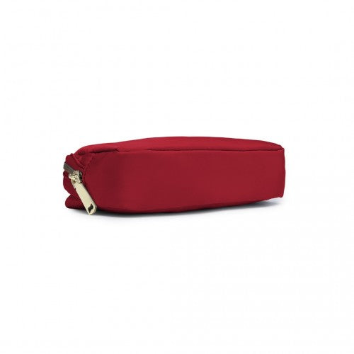 Miss Lulu Lightweight Stylish Water-Resistant Casual Bum Bag - Burgundy