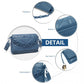 Miss Lulu Chic Quilted Shoulder Bag With Chain Strap - Blue