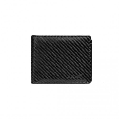 Kono Business Casual RFID Blocking Mens Wallet - Black