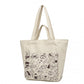 Durable Canvas Shopping Shoulder Bag - Beige