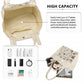 Durable Canvas Shopping Shoulder Bag - Beige