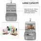 Classic Hanging Multi-Pocket Waterproof Travel Makeup Bag - Grey