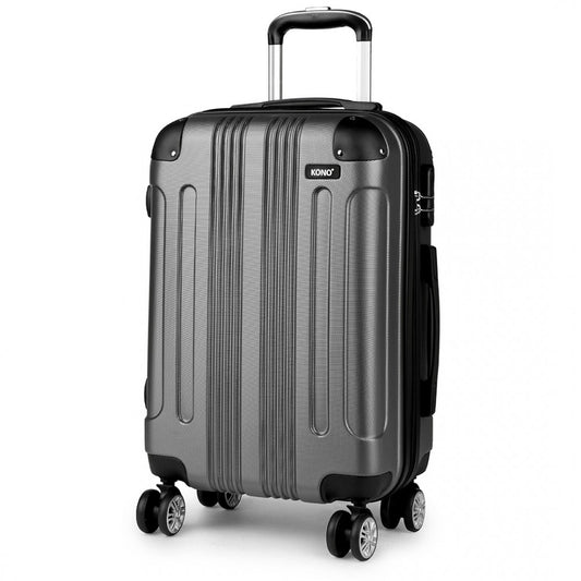 Kono 28 Inch Abs Hard Shell Suitcase Luggage - Grey